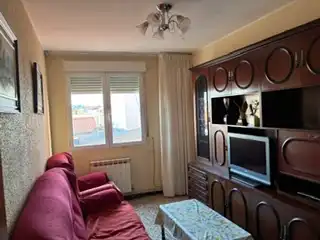 Sala de estar de Piso en venta en Zaragoza con Calefacción, Amueblado y Horno