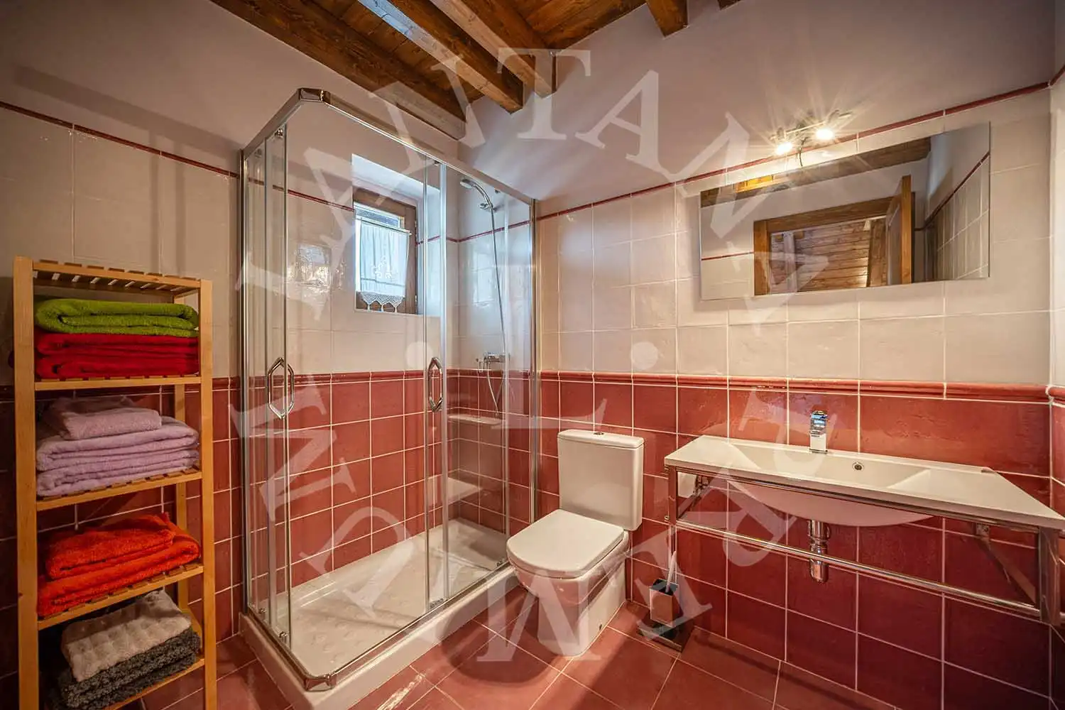 Baño de Casa adosada en venta en Vielha e Mijaran con Calefacción, Jardín privado y Parquet