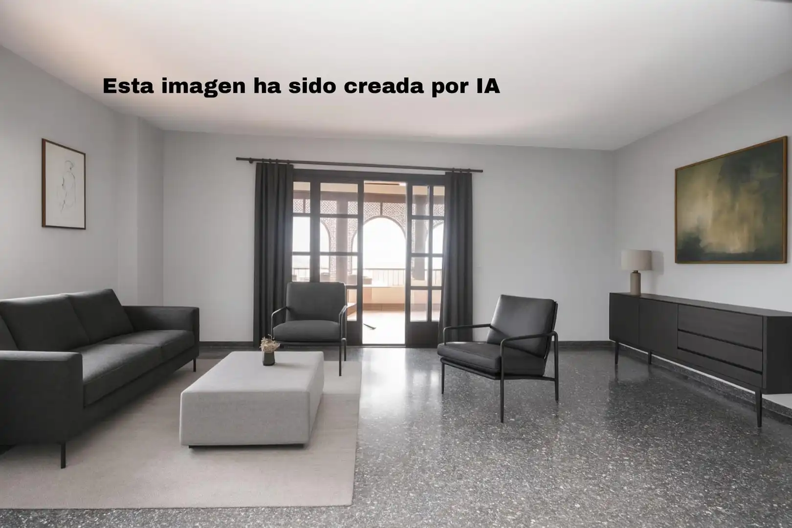 Sala de estar de Piso en venta en  Palma de Mallorca con Terraza y Balcón