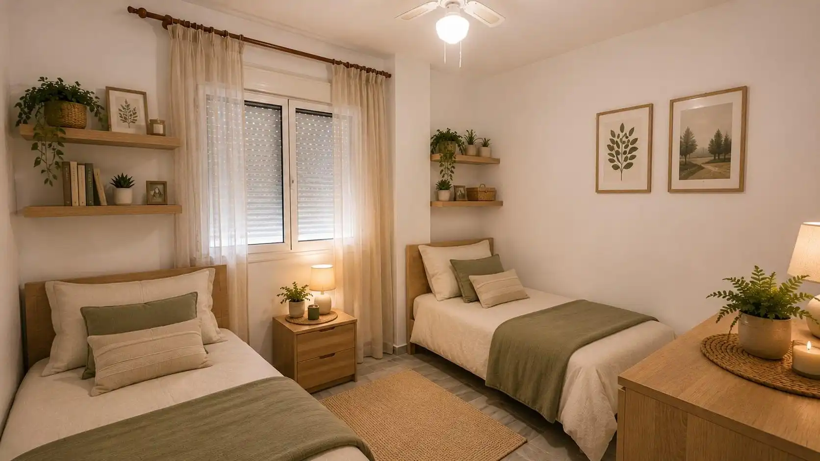 Habitación de Casa adosada en venta en Gines con Aire acondicionado