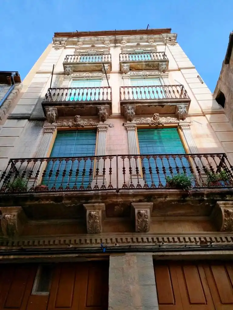 Vista exterior de Casa o xalet en venda en Arens de Lledó amb Calefacció i Balcó