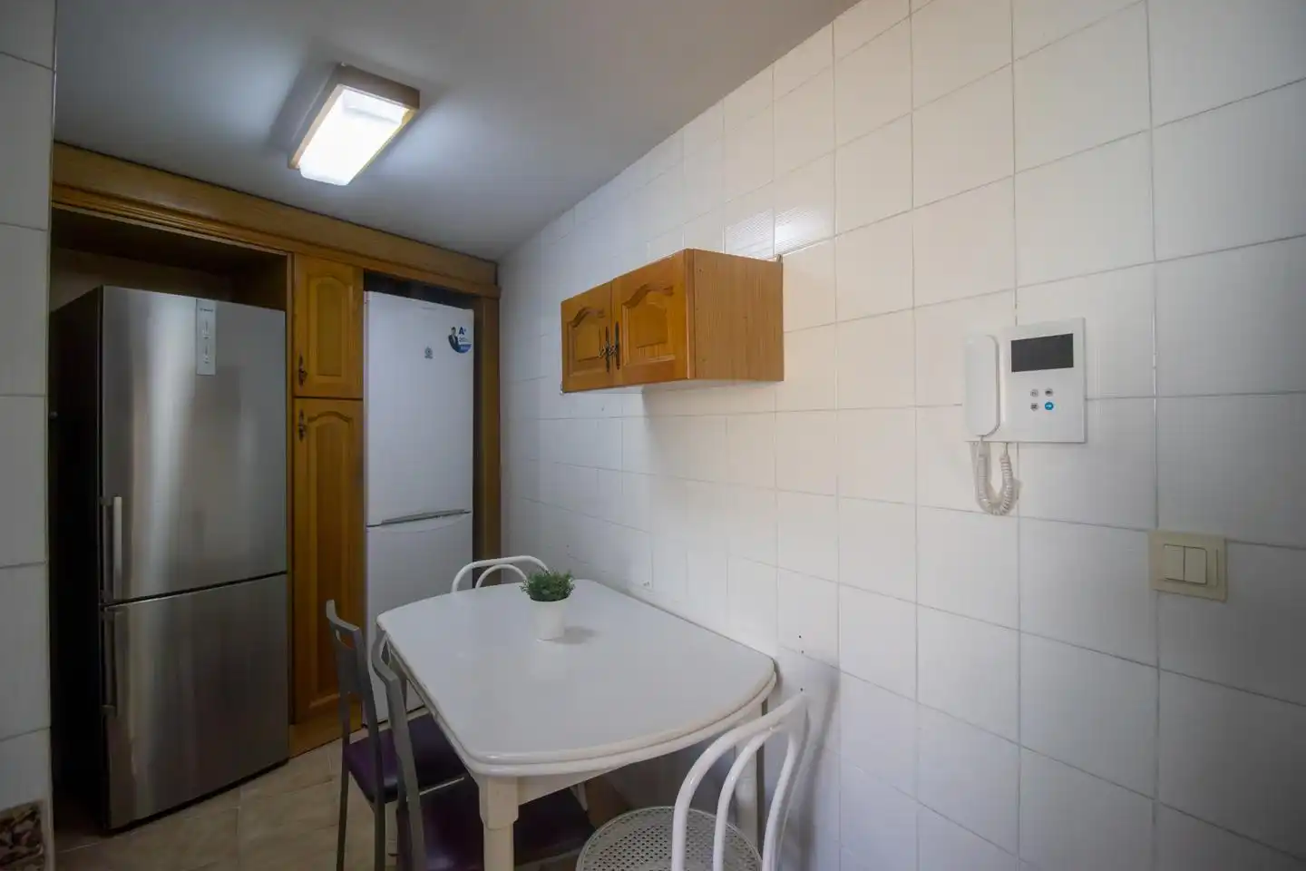 Kitchen of Flat for share in Valencia  with Air Conditioner and Furnished