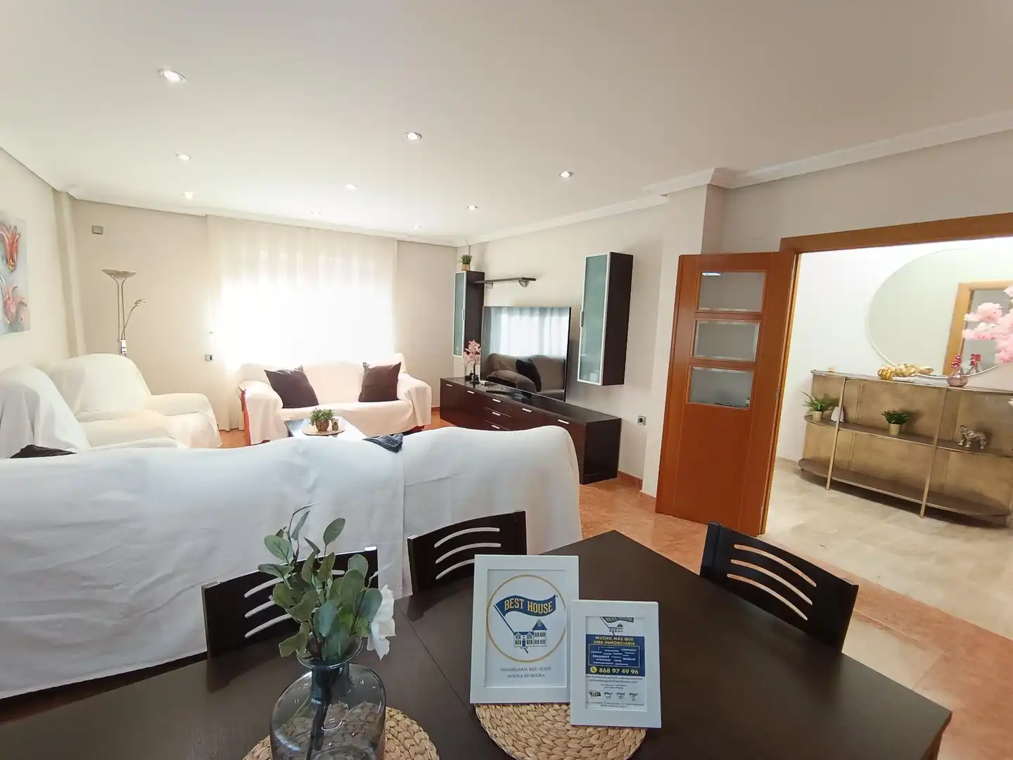 Sala d'estar de Casa o xalet en venda en Murcia amb Aire condicionat, Calefacció i Jardí privat