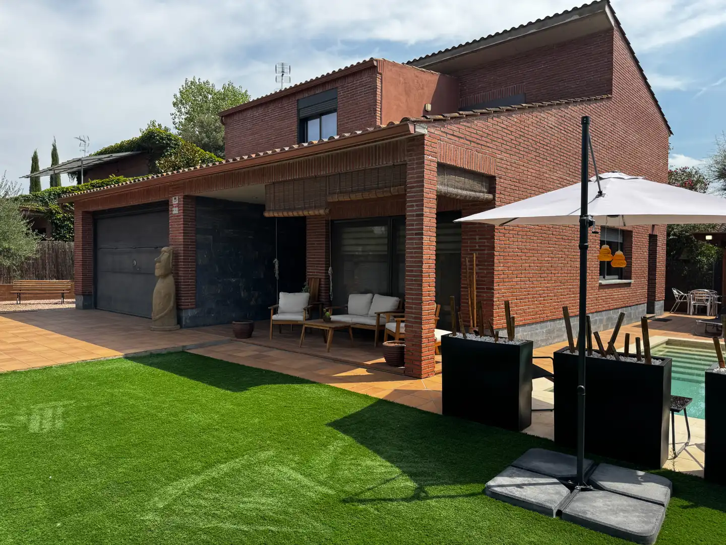 Terrassa de Casa o xalet en venda en Sant Antoni de Vilamajor amb Aire condicionat, Calefacció i Jardí privat