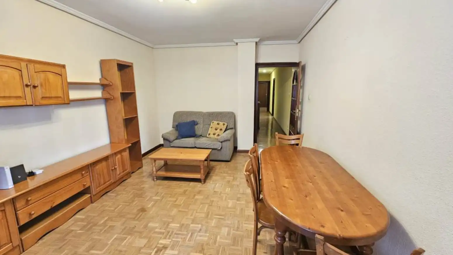 Sala de estar de Piso de alquiler en Salamanca con Calefacción, Parquet y Terraza