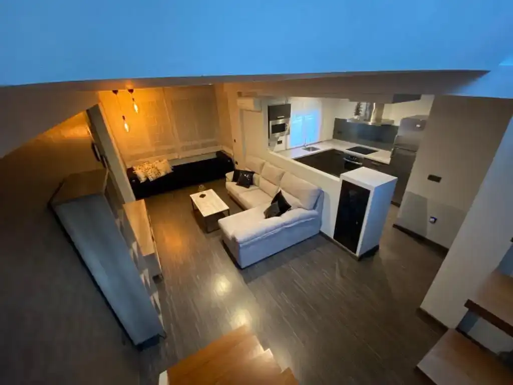 Sala de estar de Dúplex de alquiler en Rota con Aire acondicionado y Amueblado