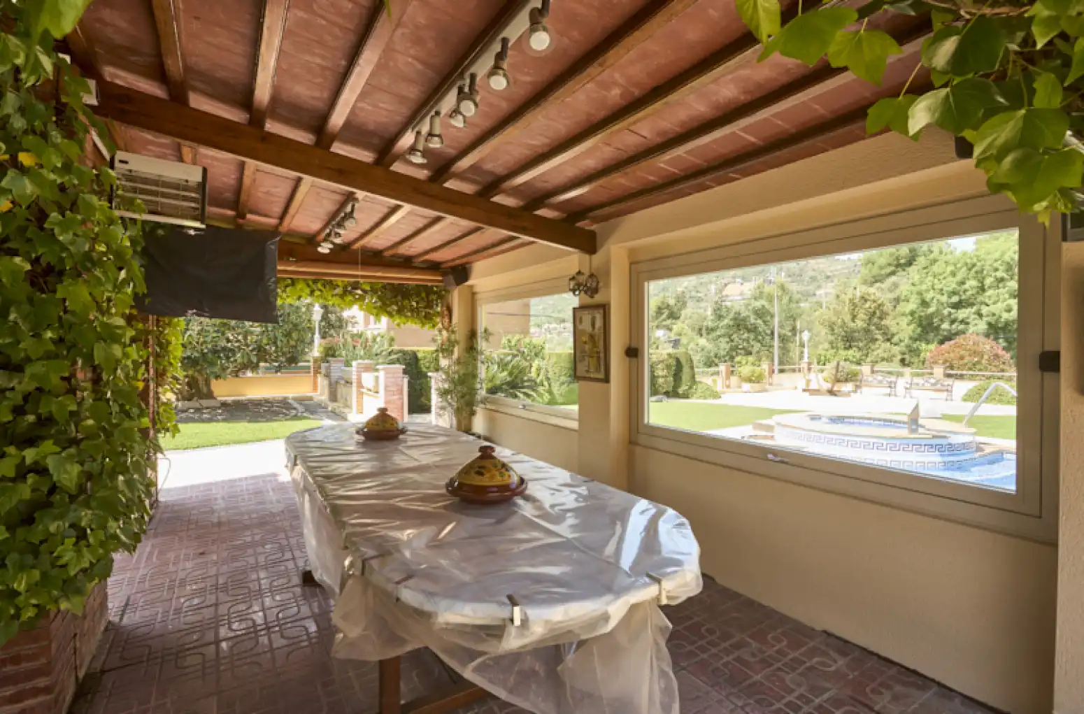 Terraza de Casa o chalet en venta en Monistrol de Montserrat con Aire acondicionado, Calefacción y Jardín privado