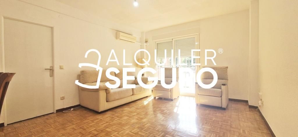 Living room of Flat to rent in  Madrid Capital  with Heating and Terrace