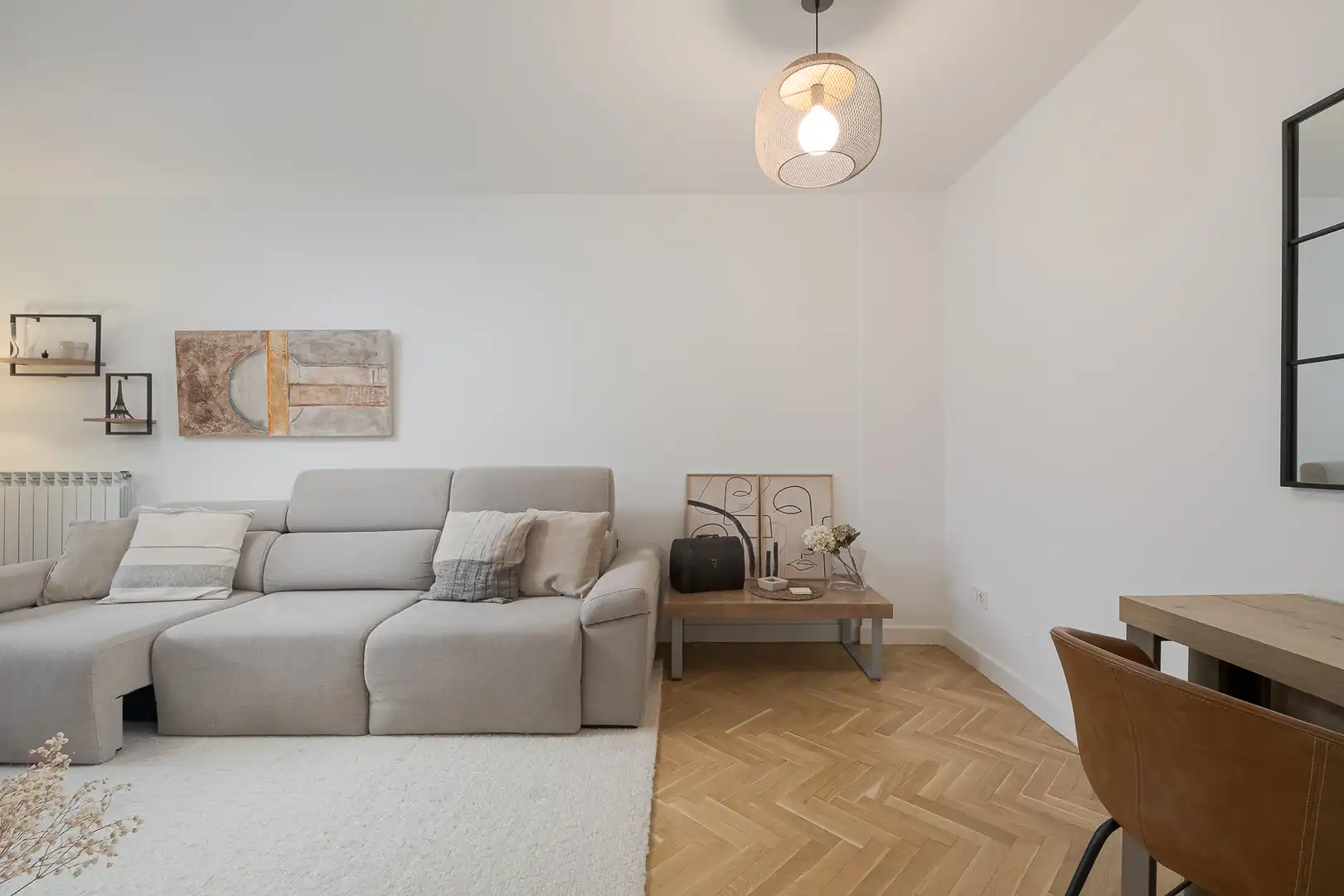 Wohnzimmer von Wohnung zum Verkauf in Donostia - San Sebastián  mit Heizung, Terrasse und Ofen