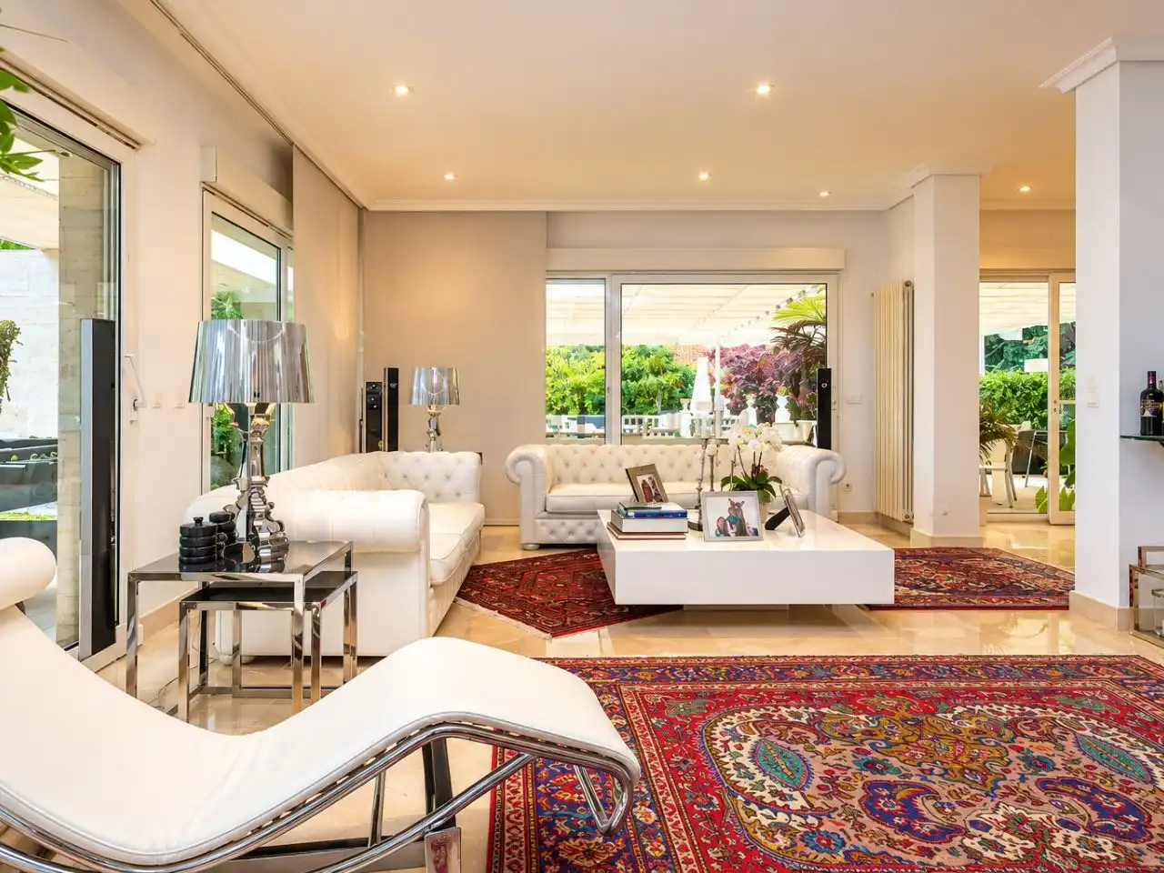 Sala de estar de Casa o chalet en venta en Urbanización La Moraleja