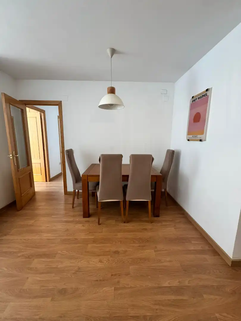 Comedor de Piso de alquiler en Valencia con Aire acondicionado, Calefacción y Parquet