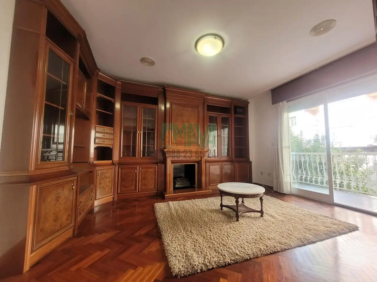 Wohnzimmer von Wohnung zur Miete in Ourense Capital  mit Heizung, Möbliert und Balkon