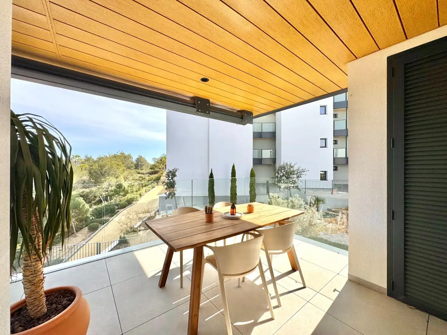 Terraza de Apartamento en venta en San Miguel de Salinas con Calefacción, Piscina y Amueblado