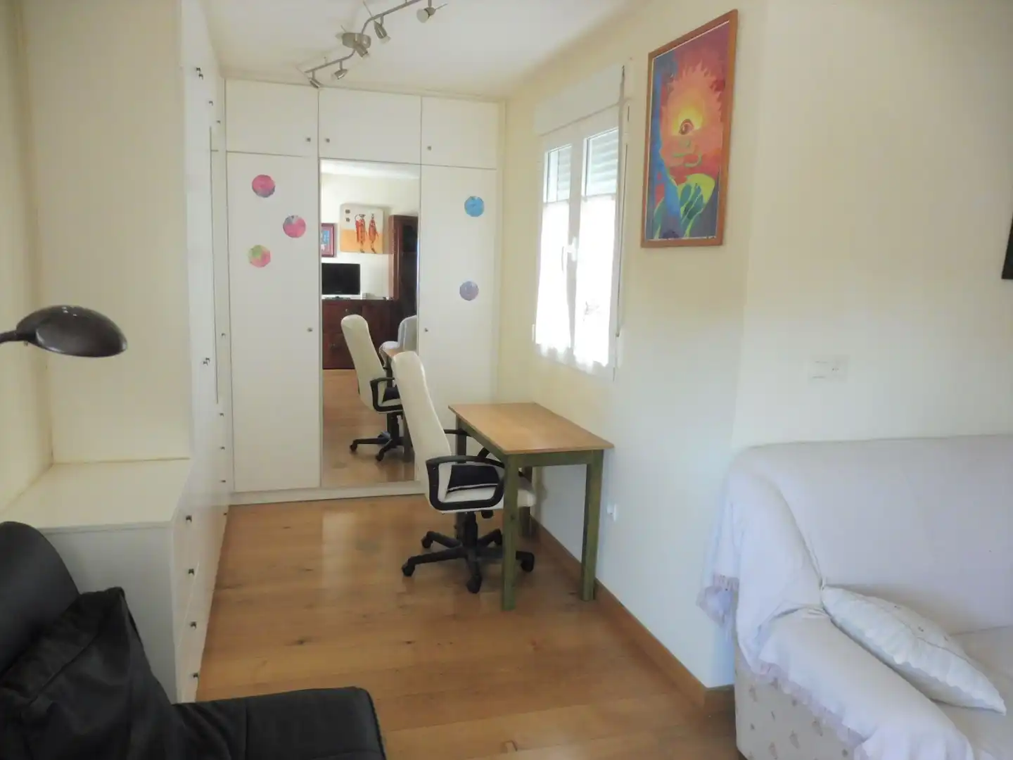 Dormitori de Apartament de lloguer en Granada amb Aire condicionat, Calefacció i Terrassa