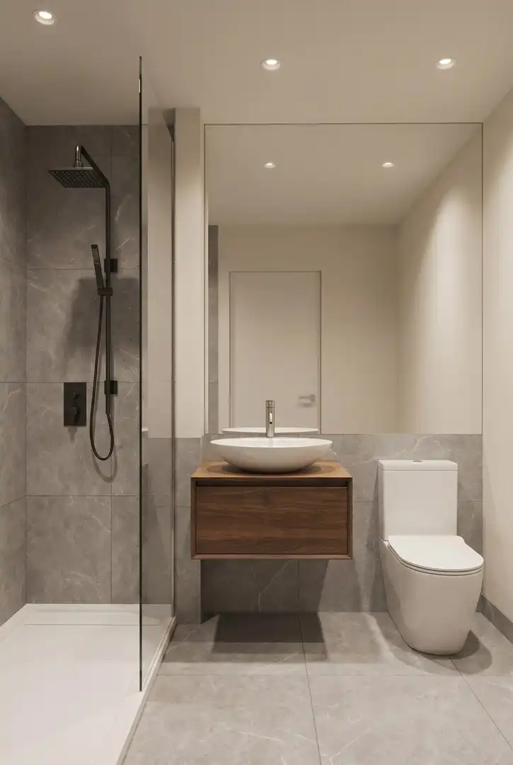 Bathroom of Flat for sale in Espartinas  with Air Conditioner and Community pool