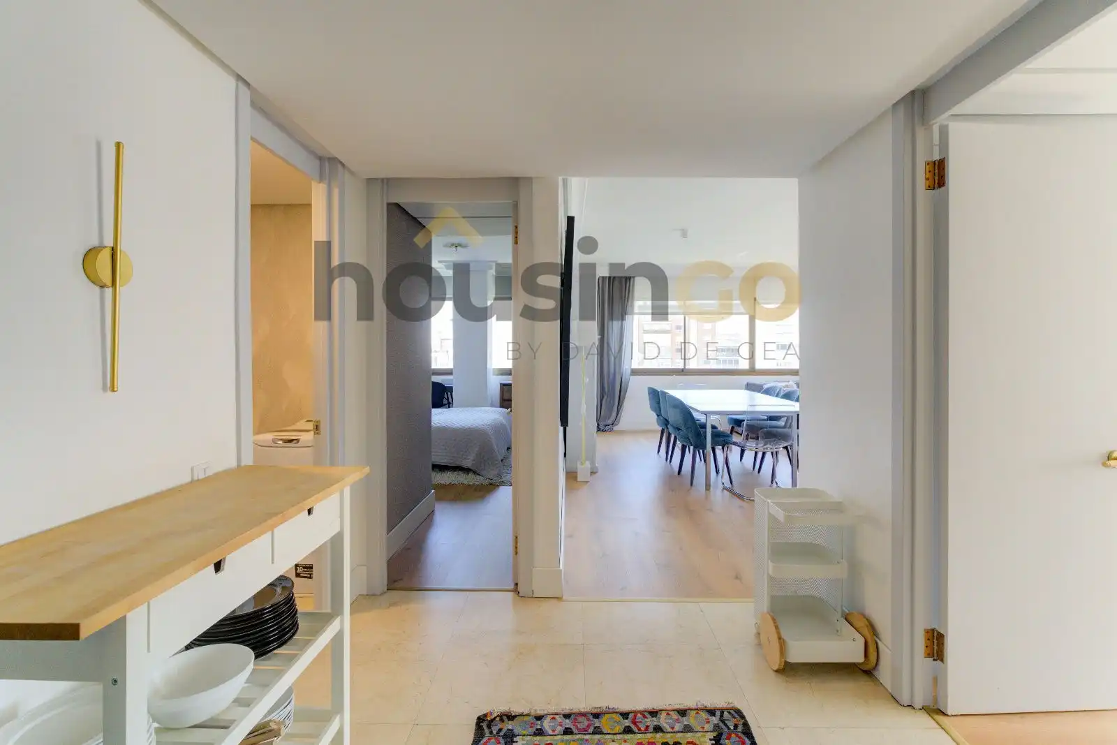 Habitación de Piso de alquiler en Madrid con Aire acondicionado, Calefacción y Amueblado