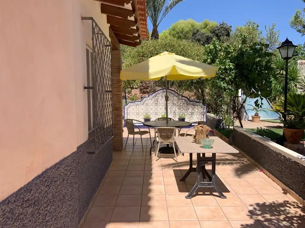 Terraza de Casa o chalet en venta en Totana con Jardín privado, Trastero y Piscina