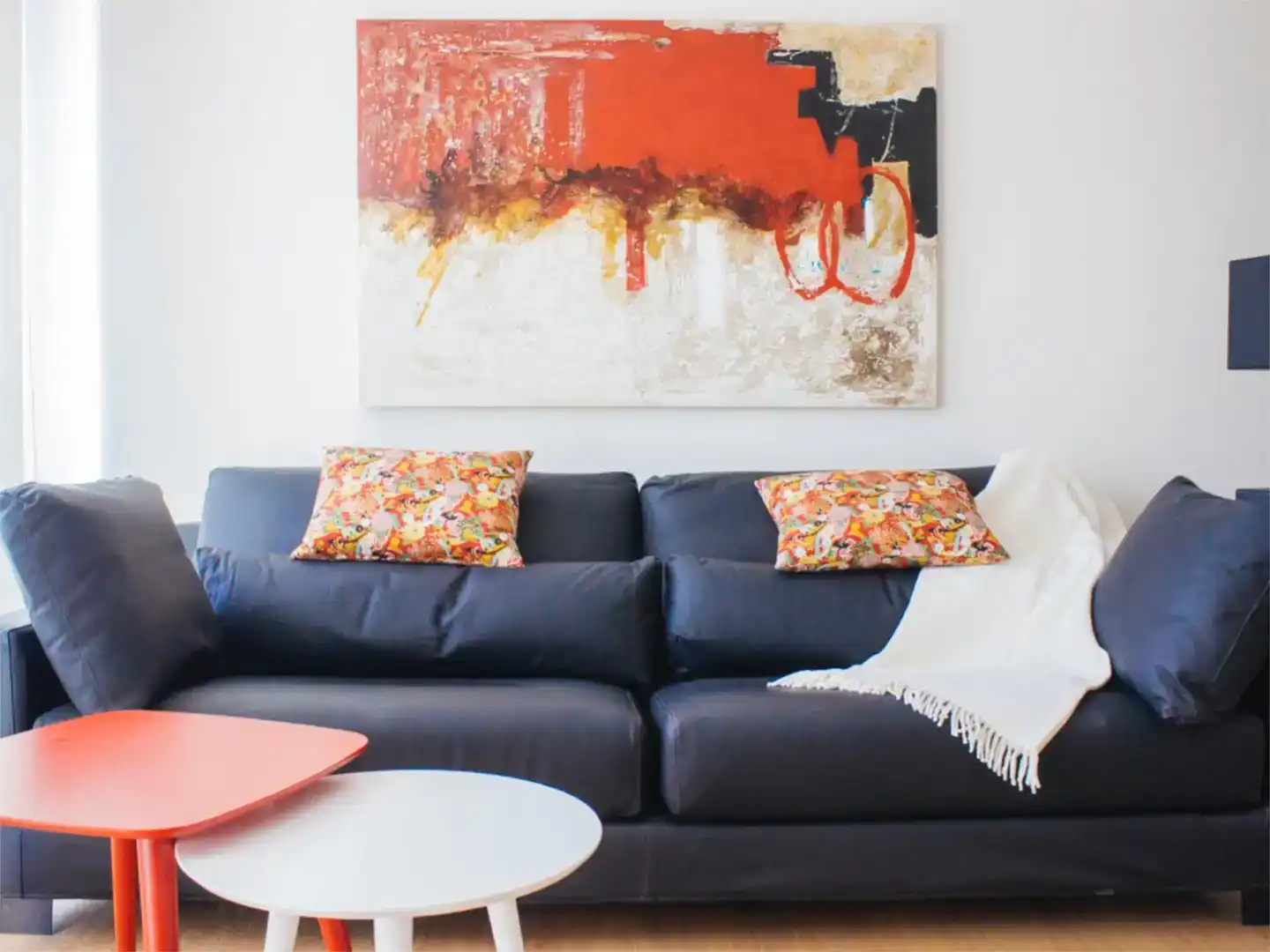 Sala de estar de Piso en venta en Berceo con Parquet, Amueblado y Balcón