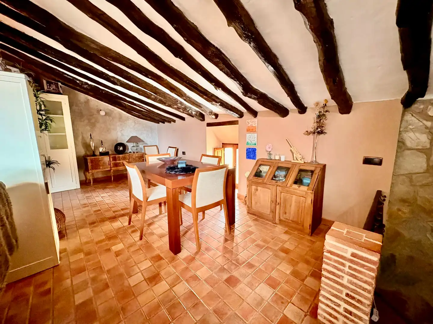 Comedor de Finca rústica en venta en Ibi con Aire acondicionado y Terraza