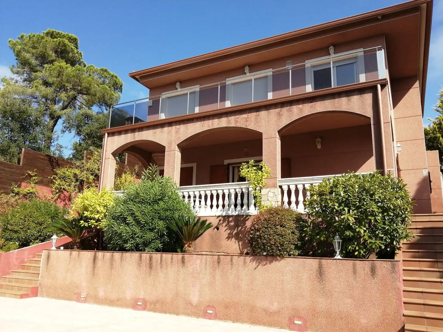 Vista exterior de Casa o xalet en venda en Lloret de Mar amb Aire condicionat, Calefacció i Jardí privat