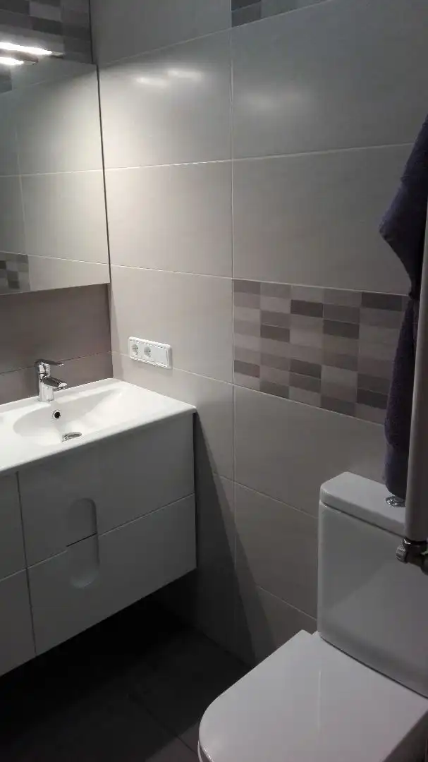 Bathroom of Flat for rent in Sangüesa / Zangoza  with Heating, Parquet flooring and Terrace
