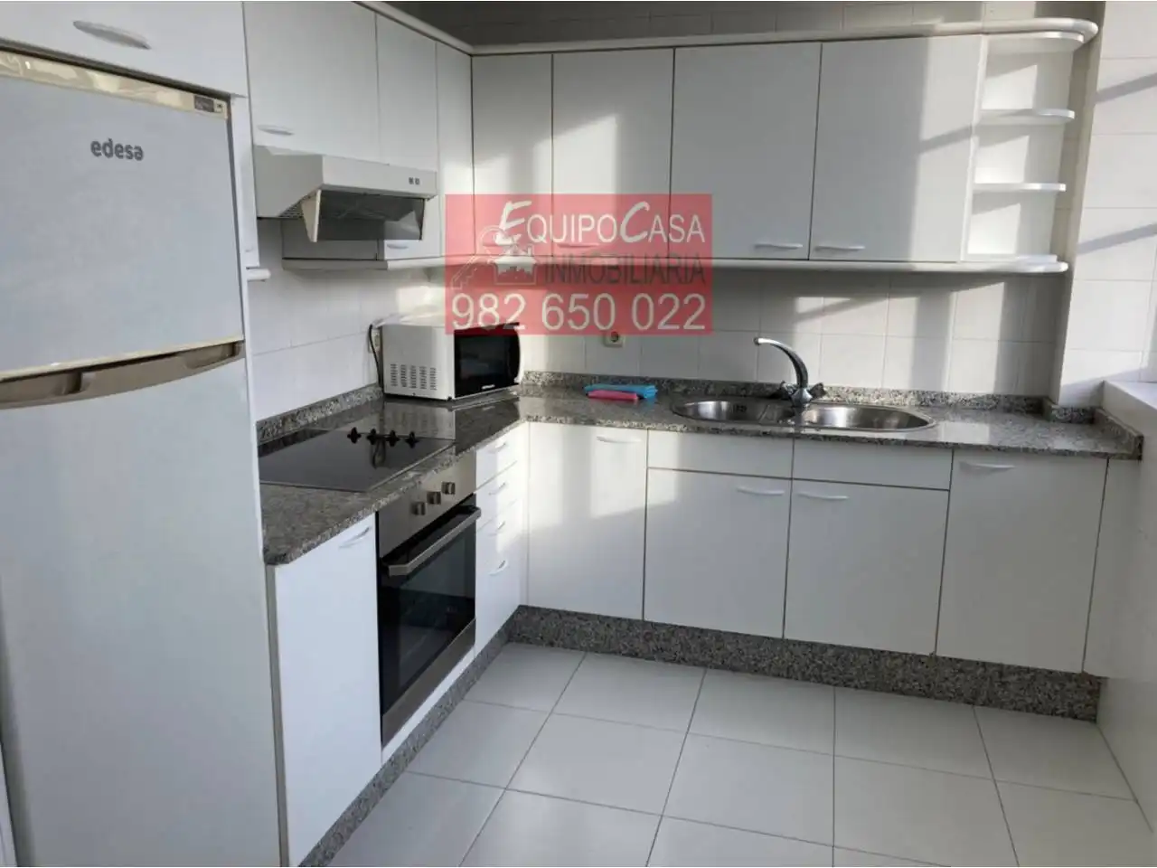 Küche von Maisonette zur Miete in O Grove   mit Terrasse, Möbliert und Balkon