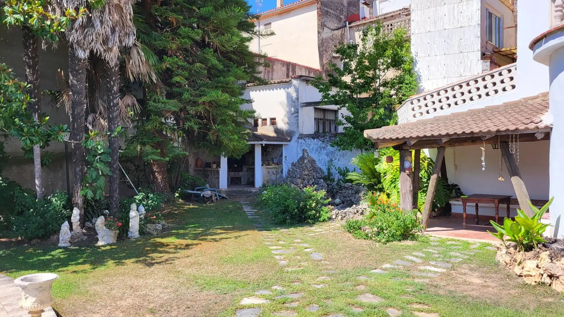 Jardí de Casa o xalet en venda en Atzeneta d'Albaida amb Terrassa, Traster i Piscina