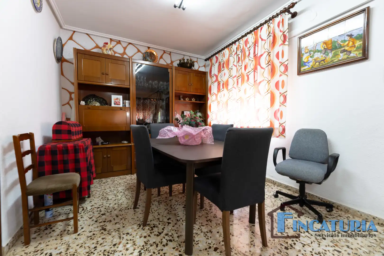 Menjador de Casa o xalet en venda en Vilamarxant amb Aire condicionat, Jardí privat i Terrassa