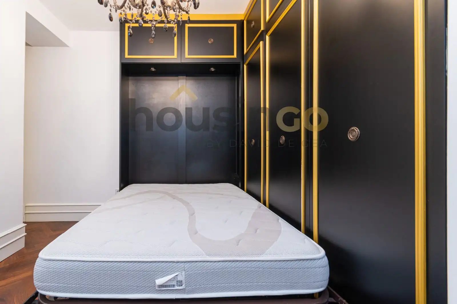 Schlafzimmer von Wohnung zur Miete in Madrid mit Heizung und Möbliert