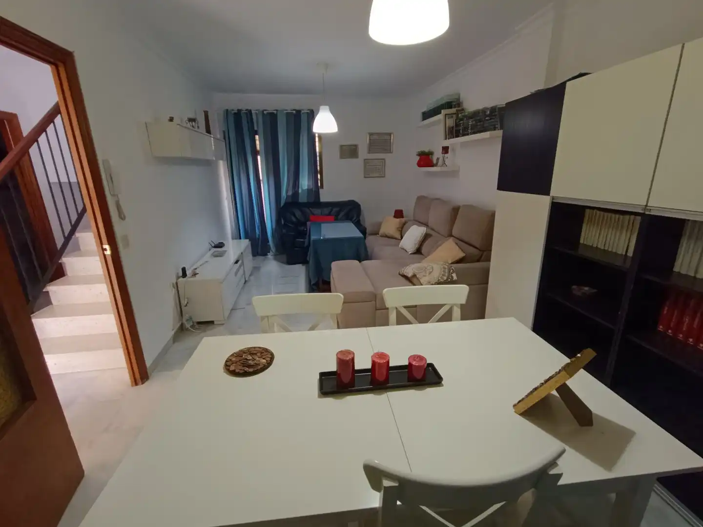Living room of Detached homes for sale in Brenes  with Terrace, Furnished and Balcony