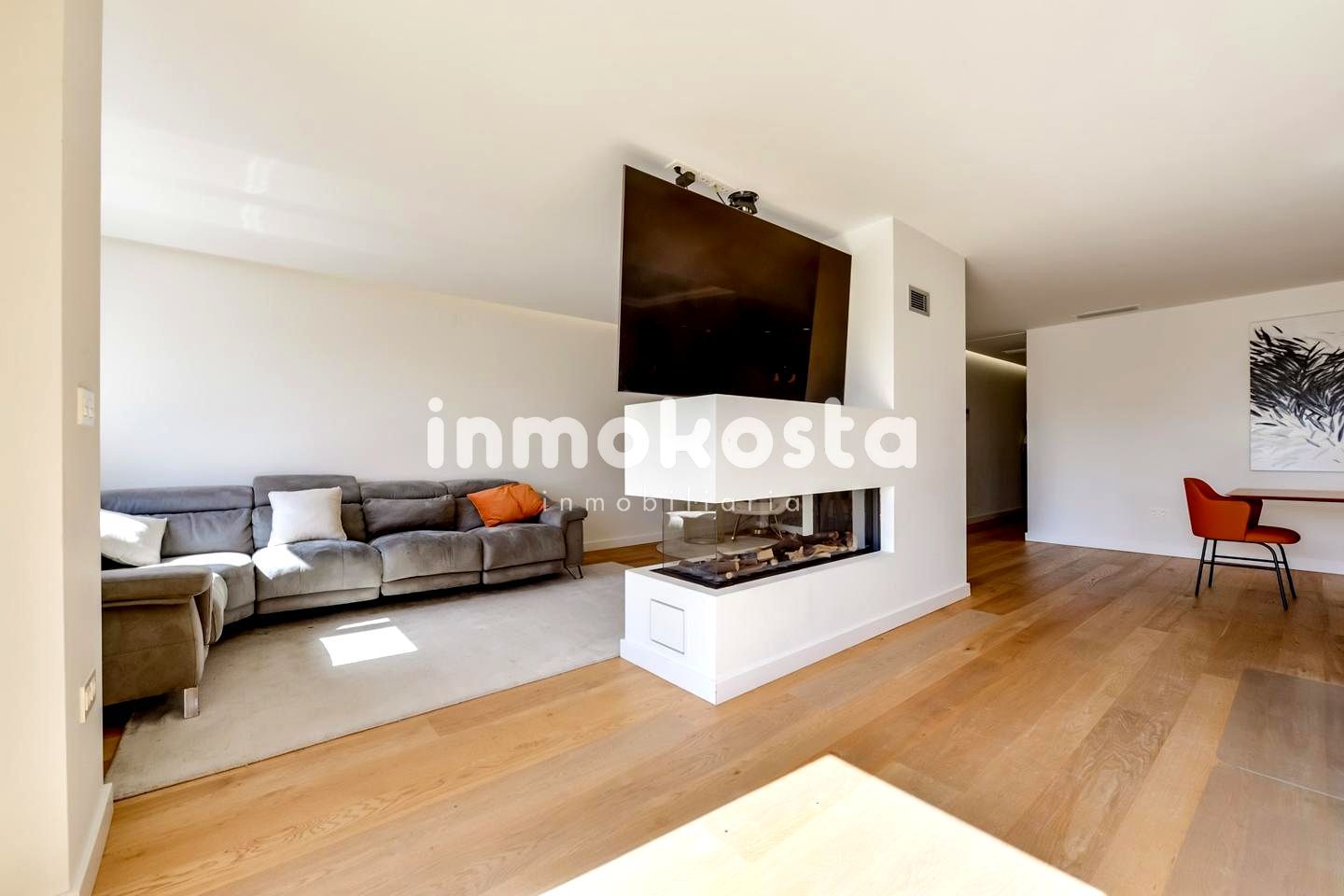 Living room of Duplex for sale in Villajoyosa / La Vila Joiosa  with Air Conditioner, Heating and Terrace