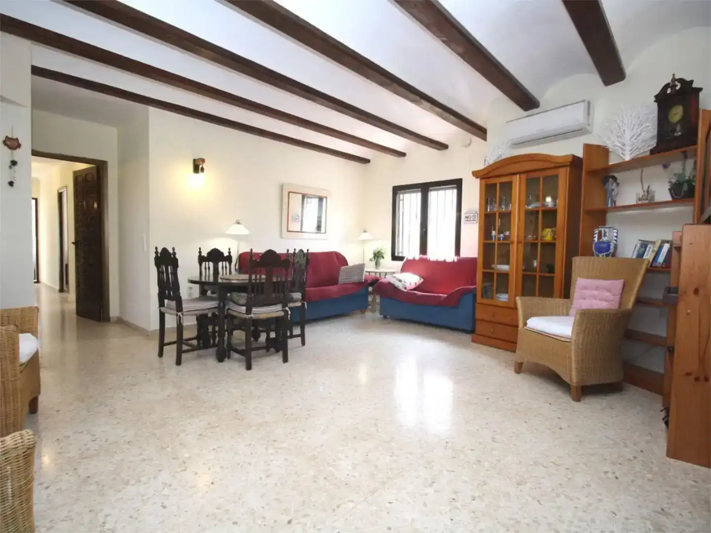 Sala d'estar de Casa o xalet en venda en Els Poblets amb Aire condicionat i Piscina