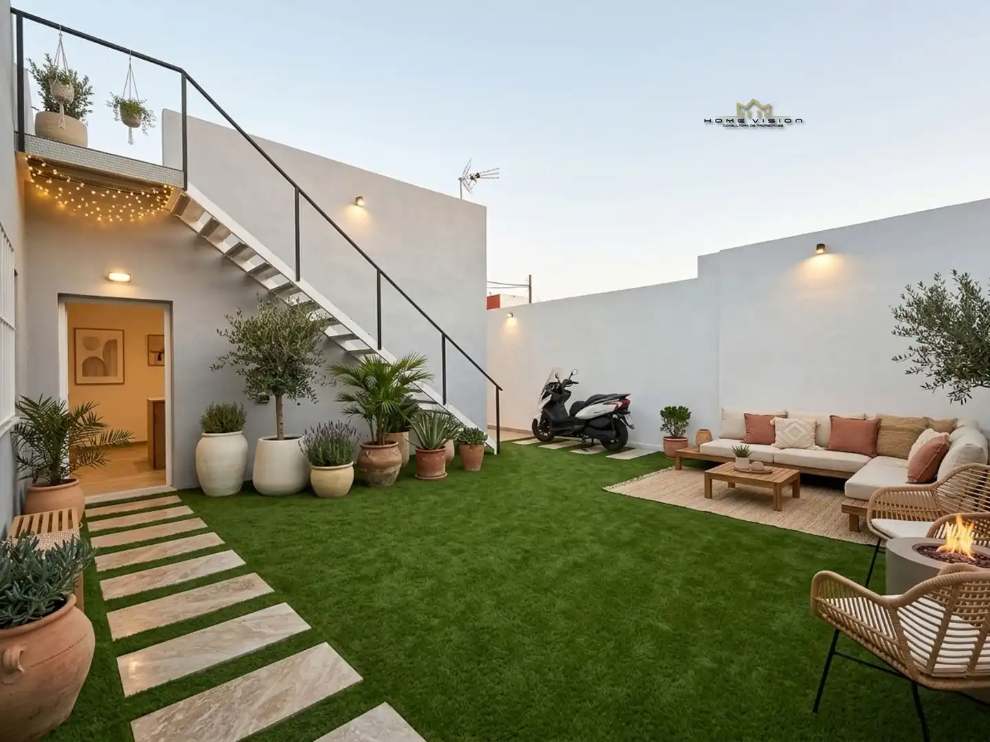 Terraza de Casa o chalet en venta en El Puerto de Santa María con Aire acondicionado, Calefacción y Jardín privado