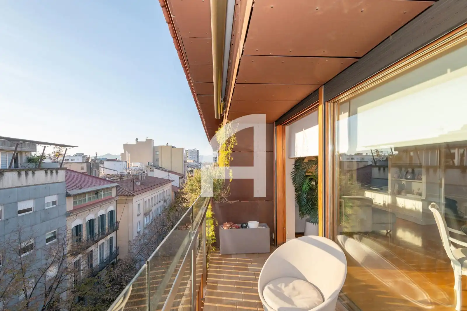 Terrace of Duplexes for sale in Girona  with Air Conditioner