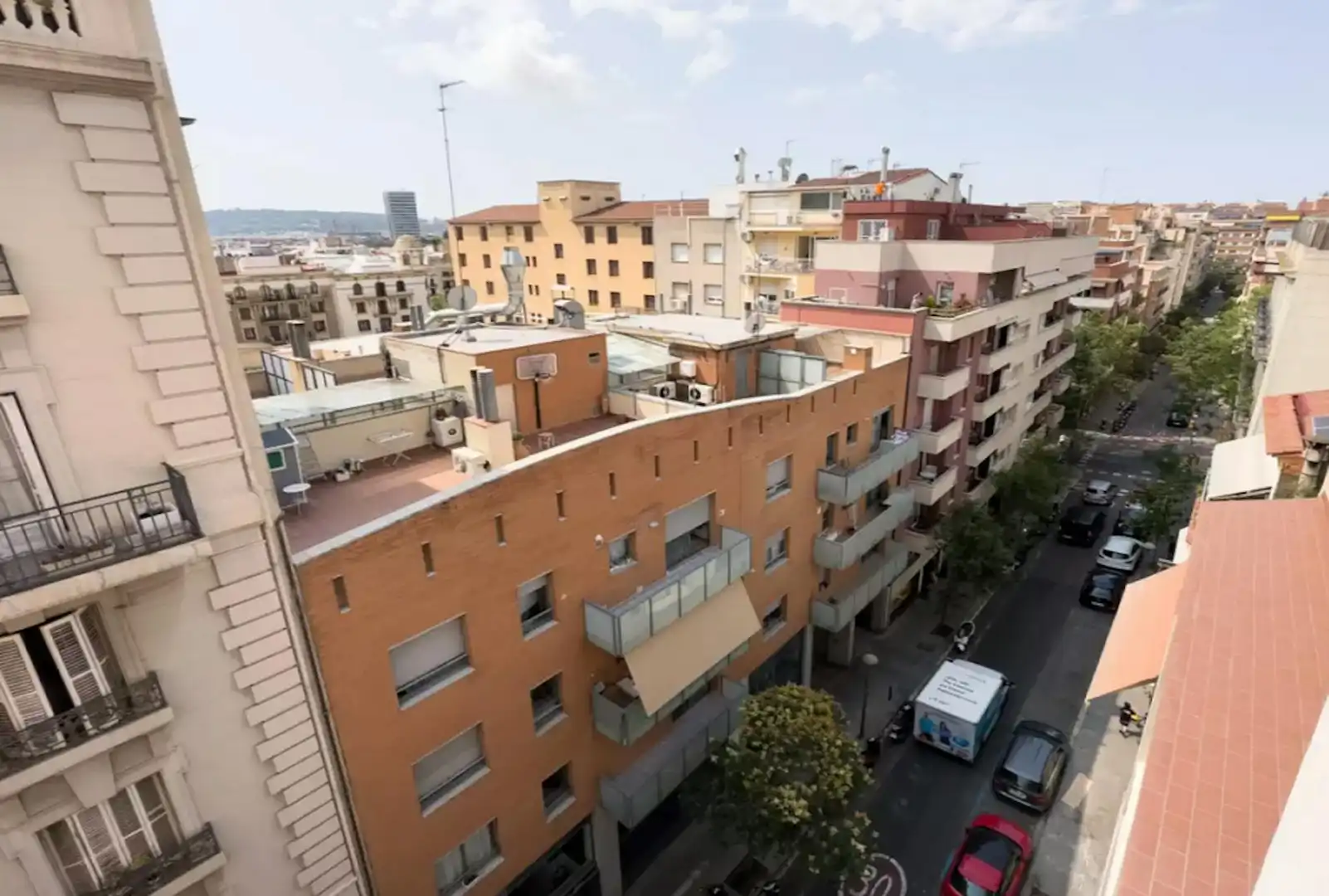 Vista exterior de Pis de lloguer en Barcelona amb Aire condicionat, Calefacció i Moblat