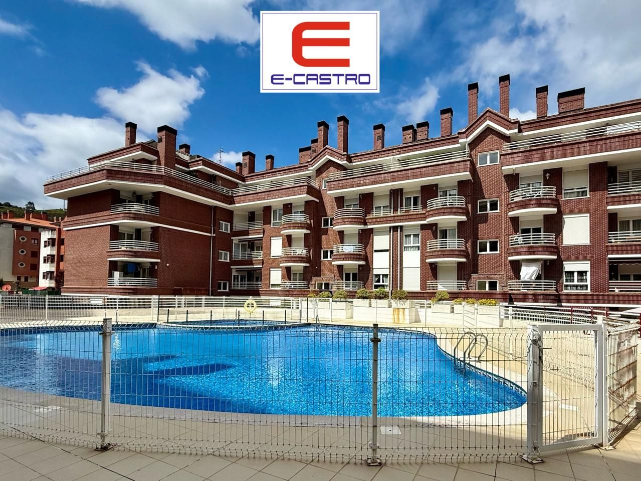 Swimming pool of Flat for sale in Castro-Urdiales  with Heating, Terrace and Storage room