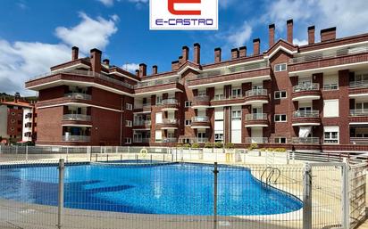 Swimming pool of Flat for sale in Castro-Urdiales  with Heating, Terrace and Storage room