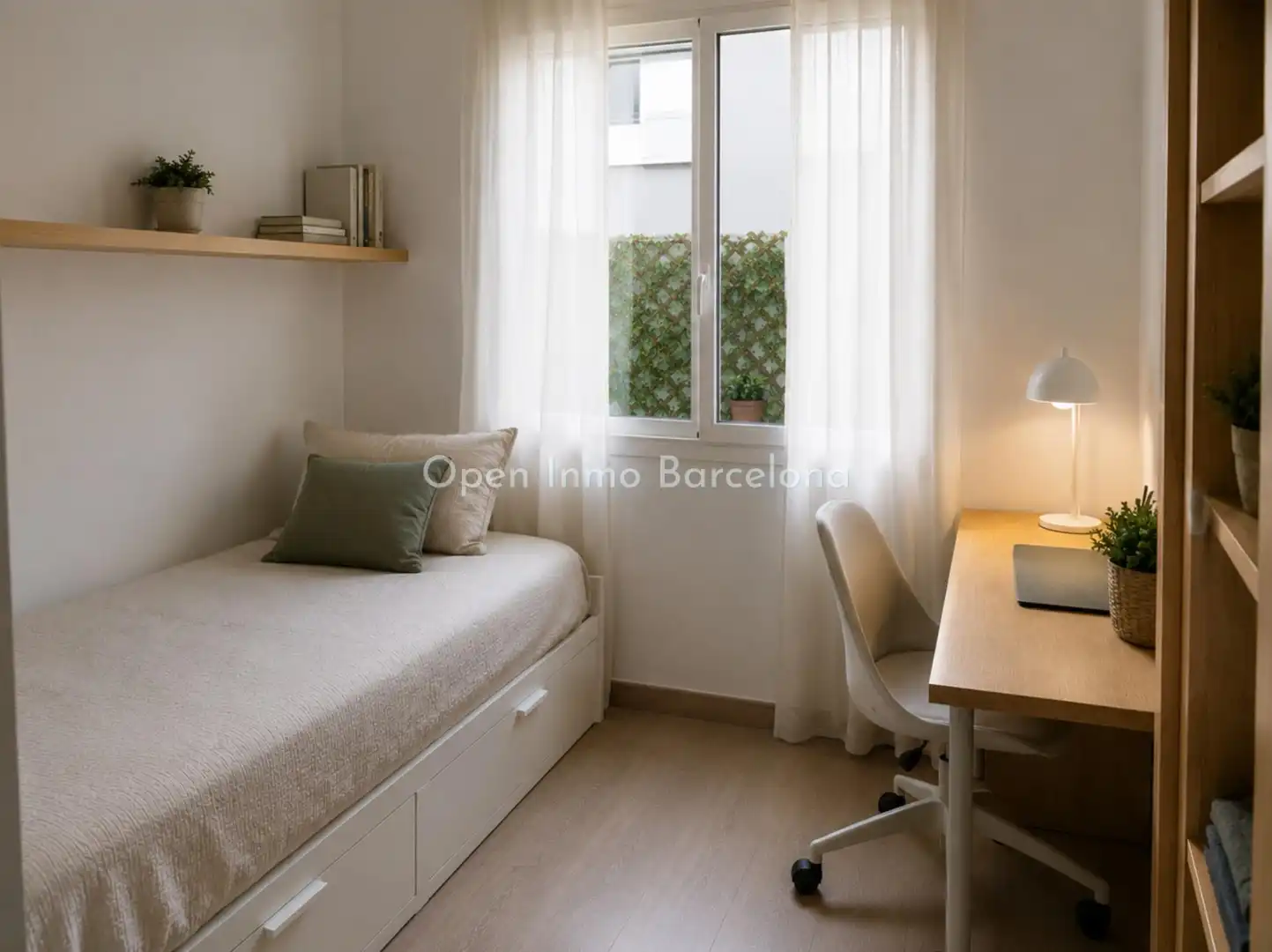 Schlafzimmer von Wohnung zur Miete in Sitges mit Klimaanlage, Heizung und Möbliert