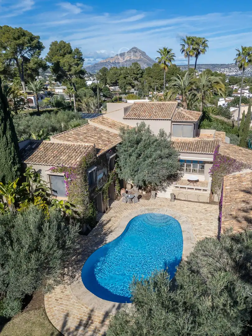 Vista exterior de Casa o chalet en venta en Jávea / Xàbia con Aire acondicionado, Calefacción y Jardín privado