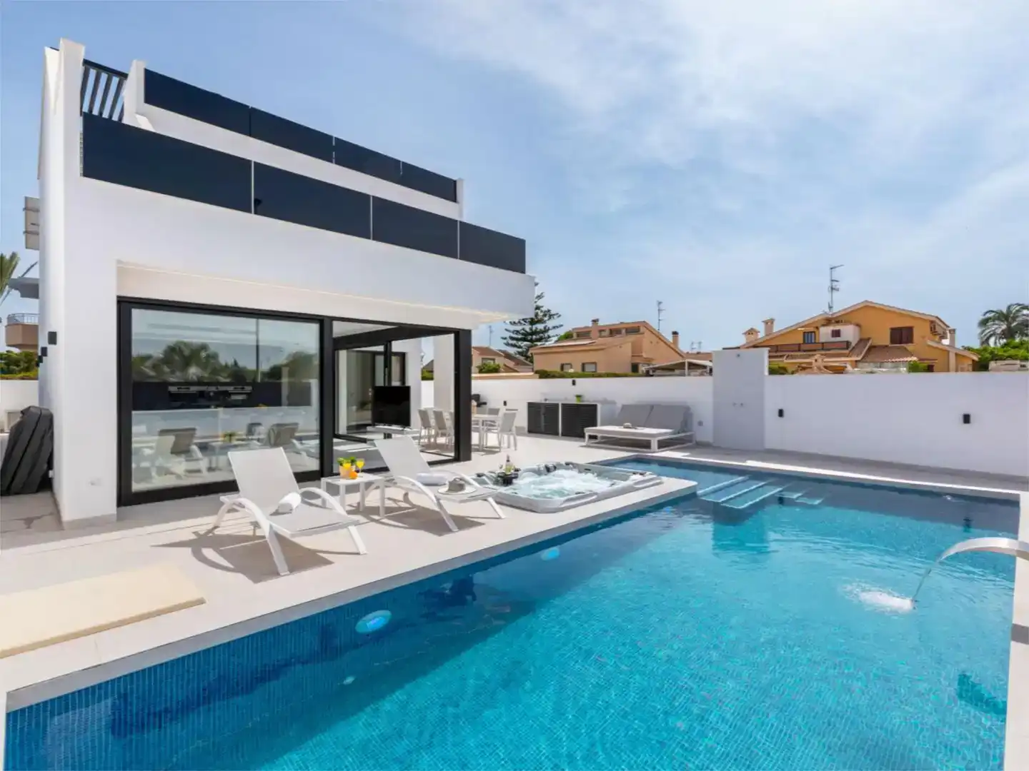 Piscina de Casa o chalet en venta en San Javier con Aire acondicionado, Piscina y Balcón