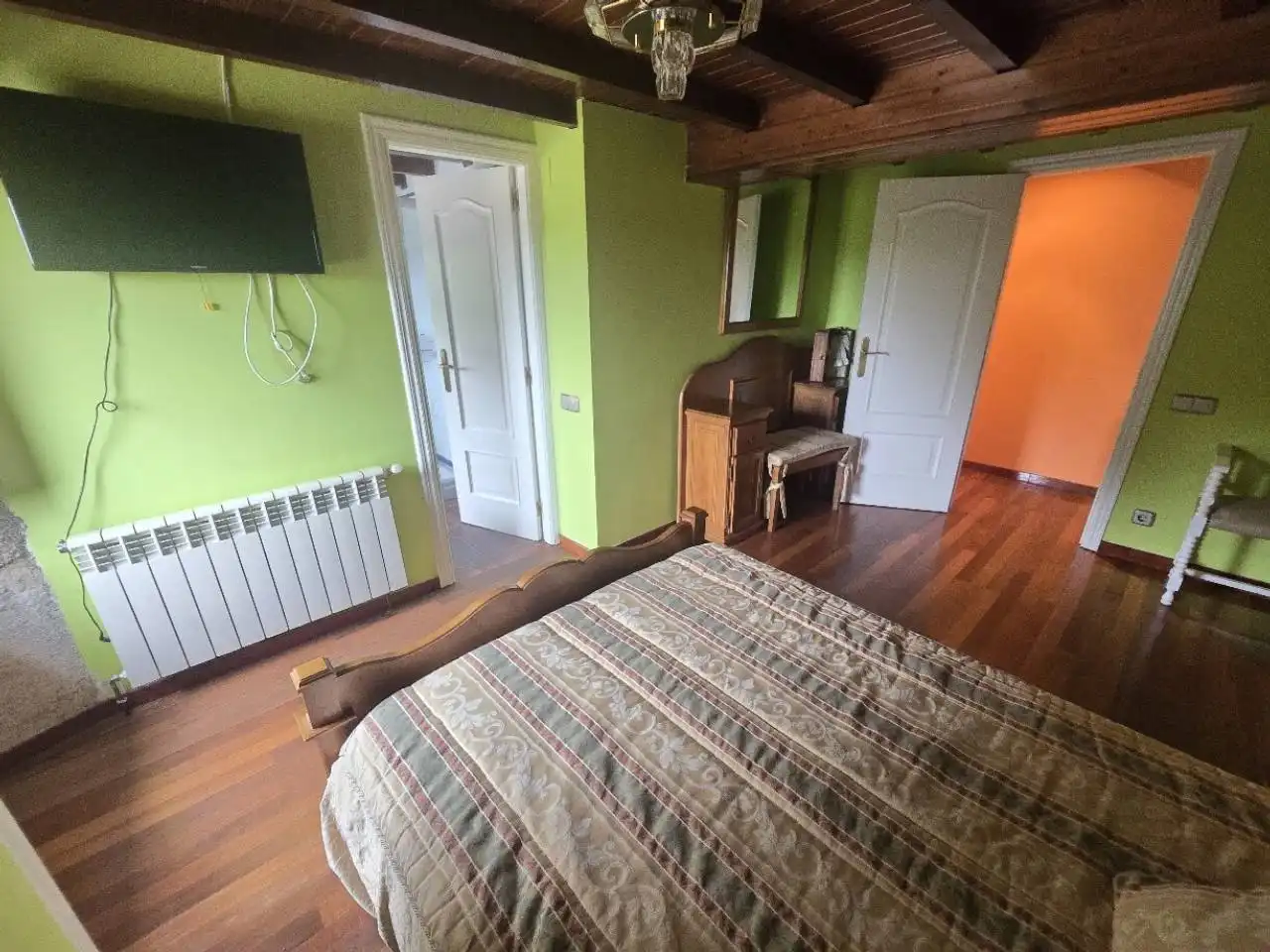 Schlafzimmer von Haus oder Chalet zum Verkauf in O Saviñao  mit Heizung, Privatgarten und Terrasse