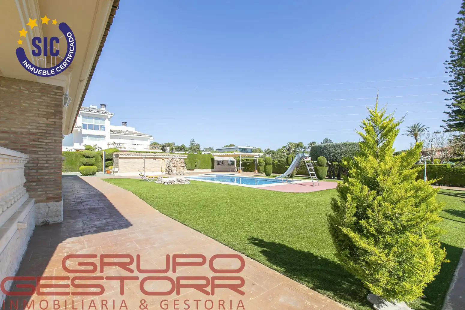 Jardín de Casa o chalet en venta en Valencia con Aire acondicionado, Calefacción y Jardín privado
