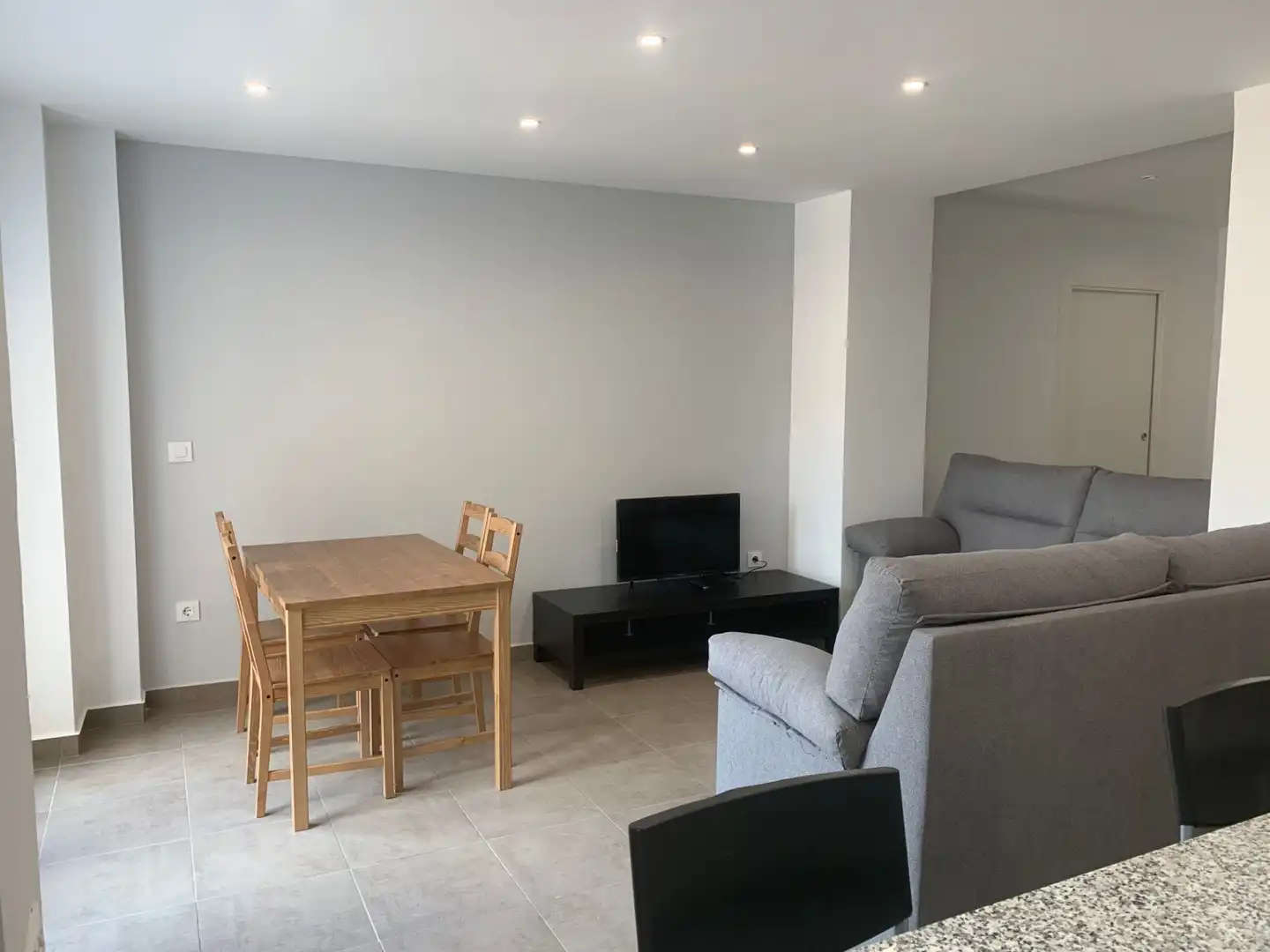 Living room of Flat for share in Alcoy / Alcoi  with Heating, Terrace and Furnished