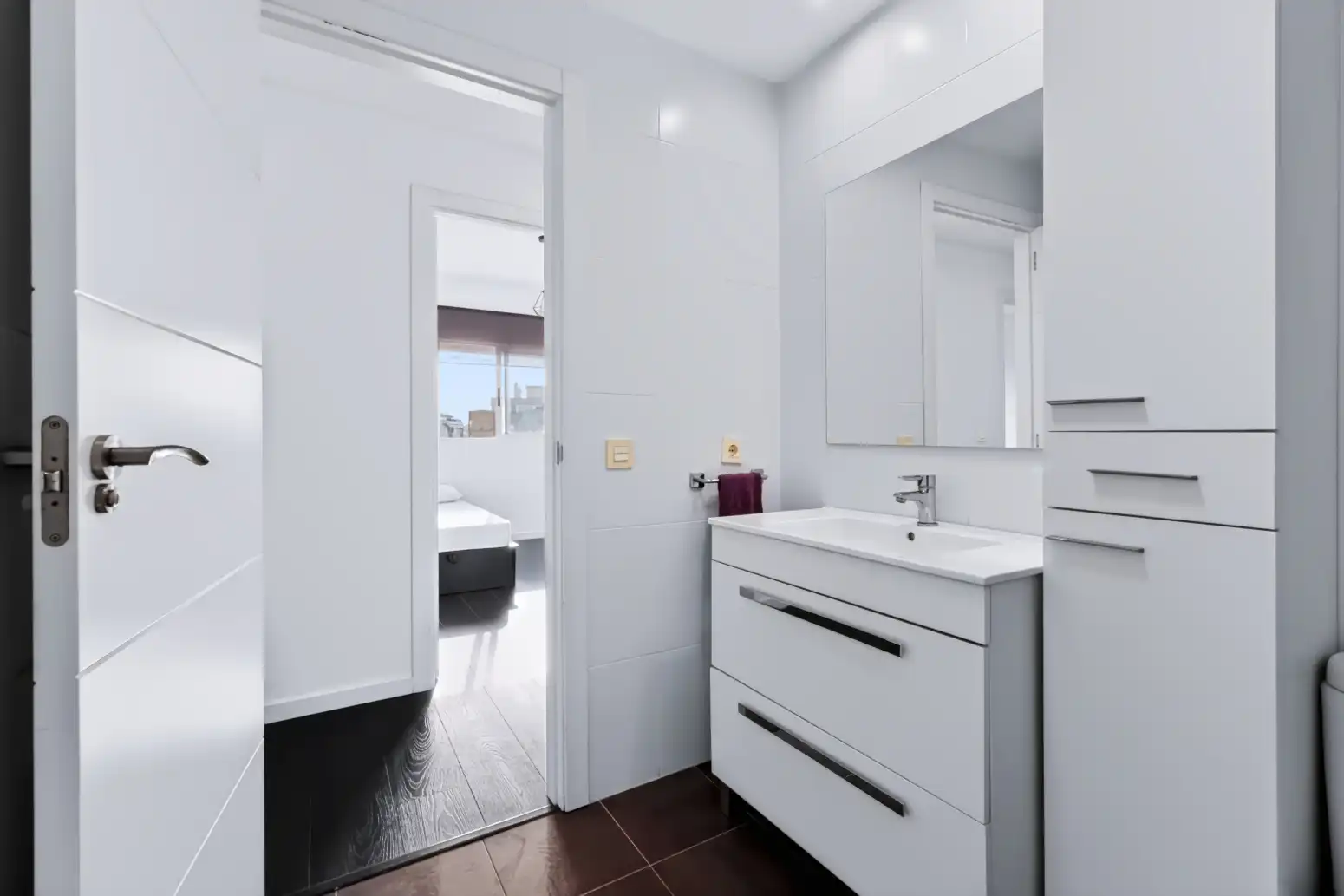 Bathroom of Flat for sale in Alaquàs  with Air Conditioner, Parquet flooring and Storage room