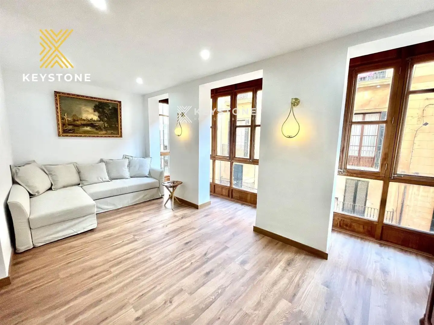 Sala d'estar de Pis per a compartir en  Palma de Mallorca amb Aire condicionat, Calefacció i Terrassa