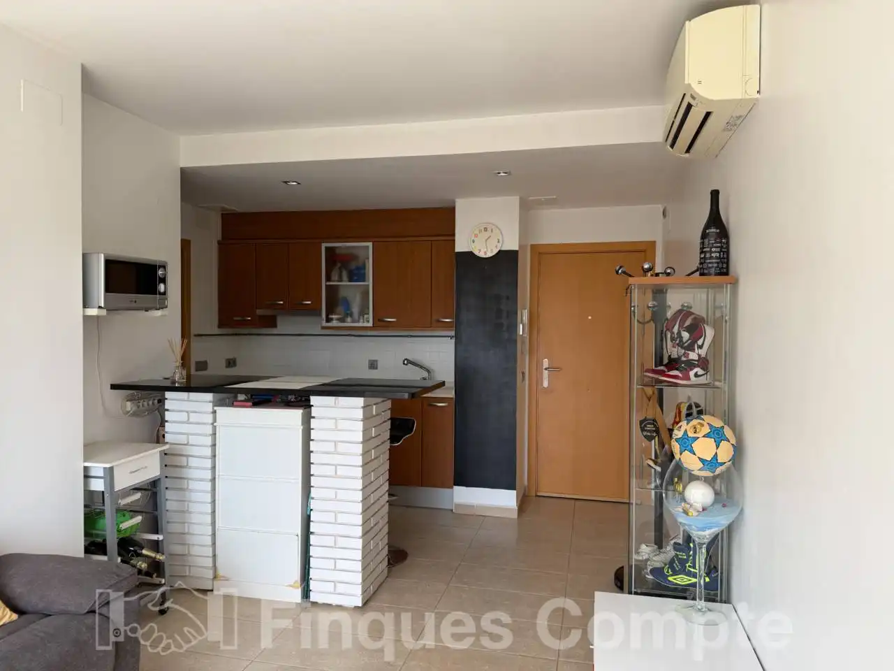 Cocina de Apartamento en venta en El Vendrell con Aire acondicionado, Terraza y Piscina comunitaria