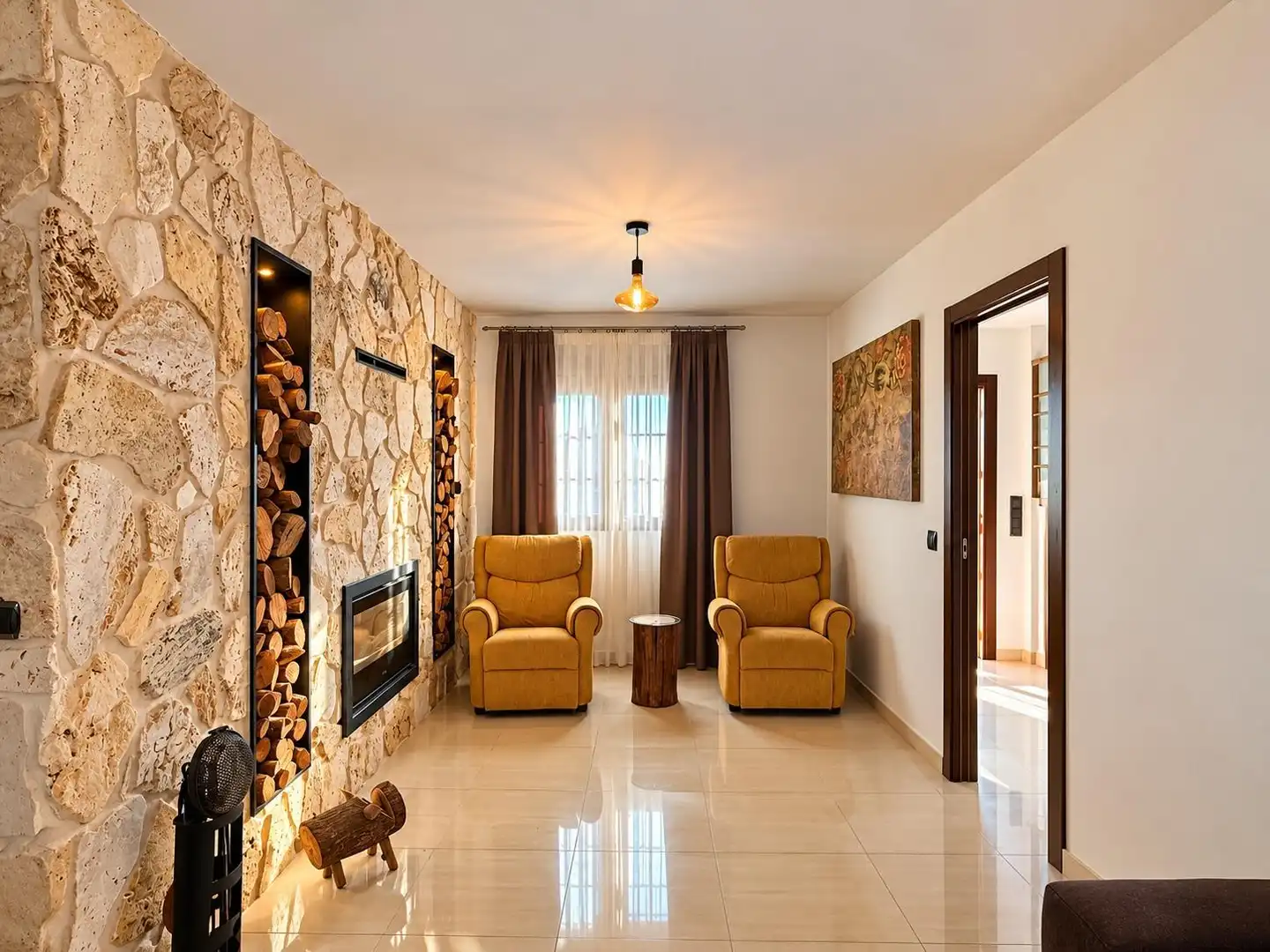 Living room of Houses for sale in Chiloeches, Guadalajara
