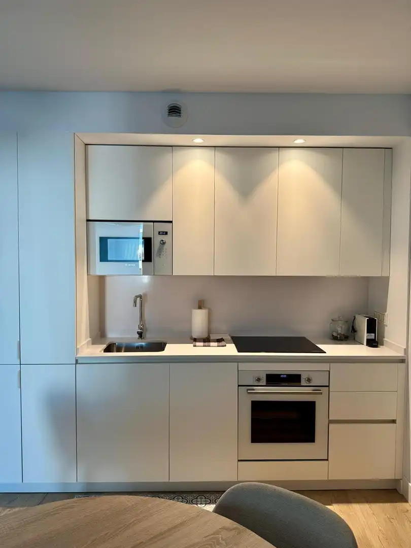Kitchen of Flat for rent in Motril  with Air Conditioner, Private garden and Terrace