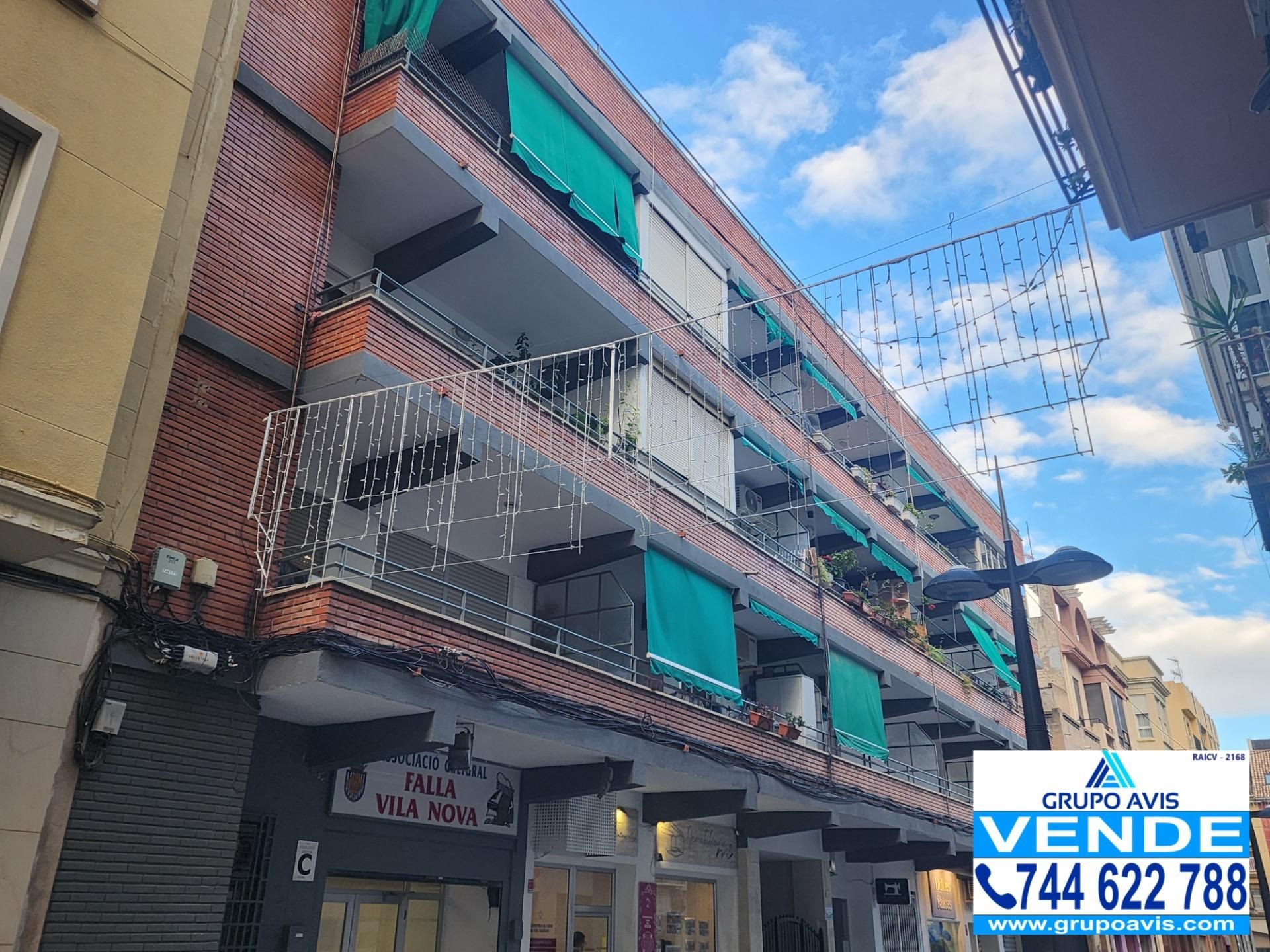 Vista exterior de Pis en venda en Gandia amb Aire condicionat, Moblat i Balcó