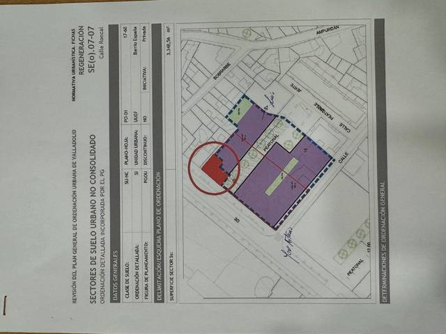 Terreno residencial en Venta en Calle Valle de Arán, 66 en Barrio España